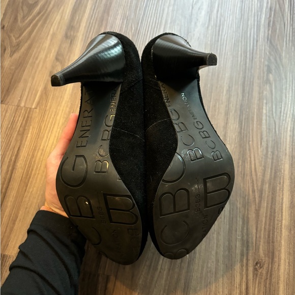 BCBG Black Suede Pumps - Picture 4 of 6